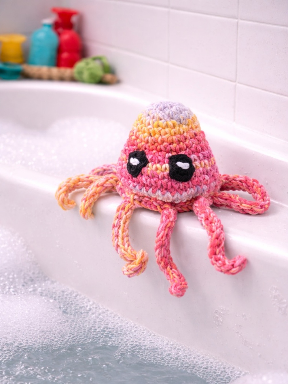 Handmade Crocheted Octopus Soap Saver 100% Cotton - Picture 15 of 16